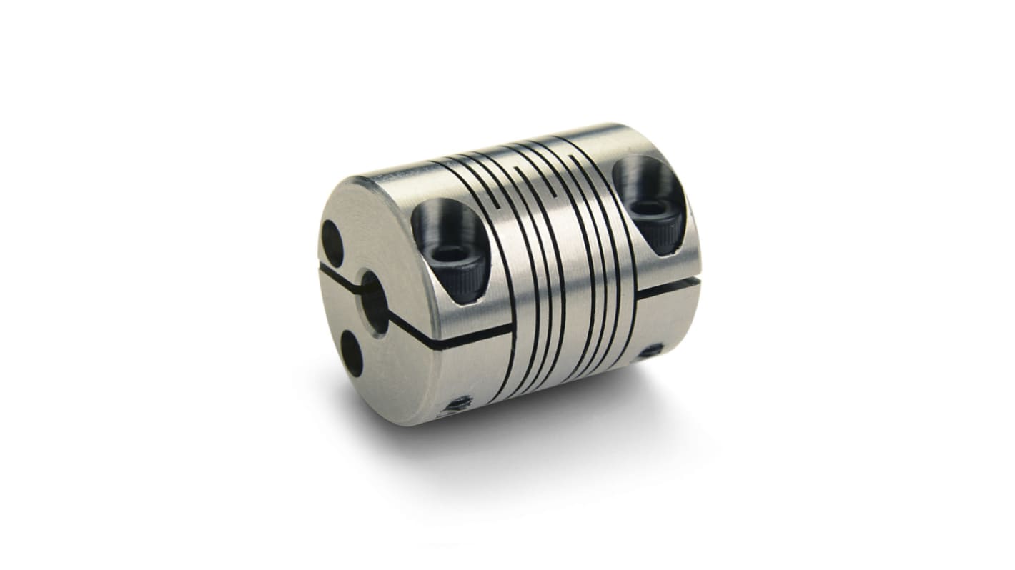 Ruland Beam Coupling, 20mm Outside Diameter, 4mm Bore, 20mm Length Coupler