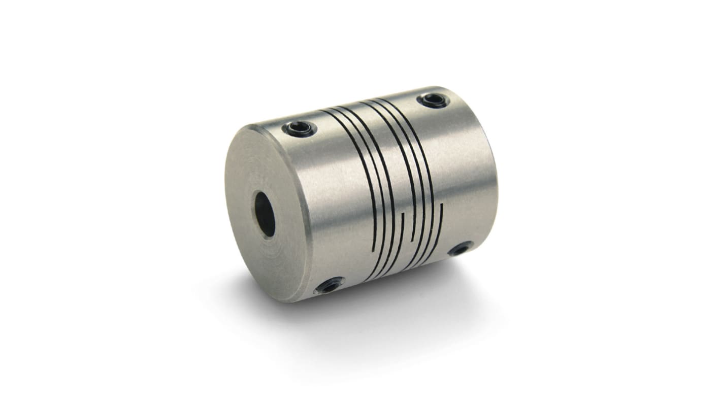 Ruland Beam Coupling, 20mm Outside Diameter, 4mm Bore, 20mm Length Coupler
