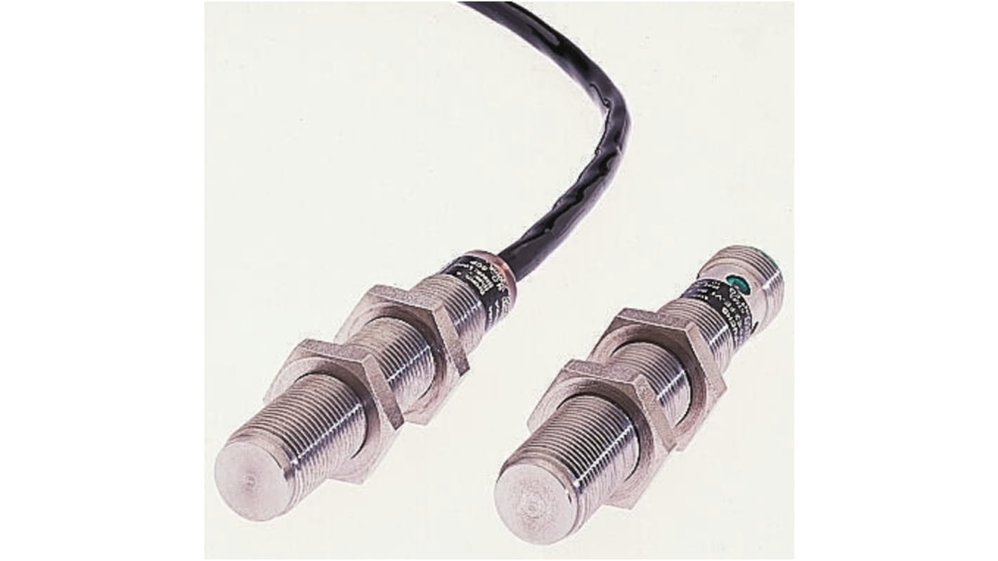 Pepperl + Fuchs Inductive Threaded Barrel Proximity Sensor, M18, 5 mm Detection, PNP NO, 10 → 30 V dc