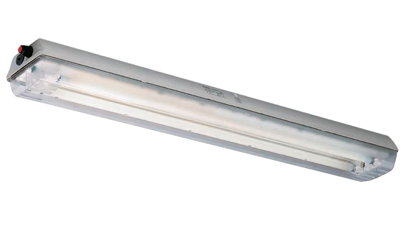 Eaton 2 x 36 W Light Fitting Hazardous Area Light, 1, 2, Fluorescent, Temp T4, 120 to 240 V ac, ATEX