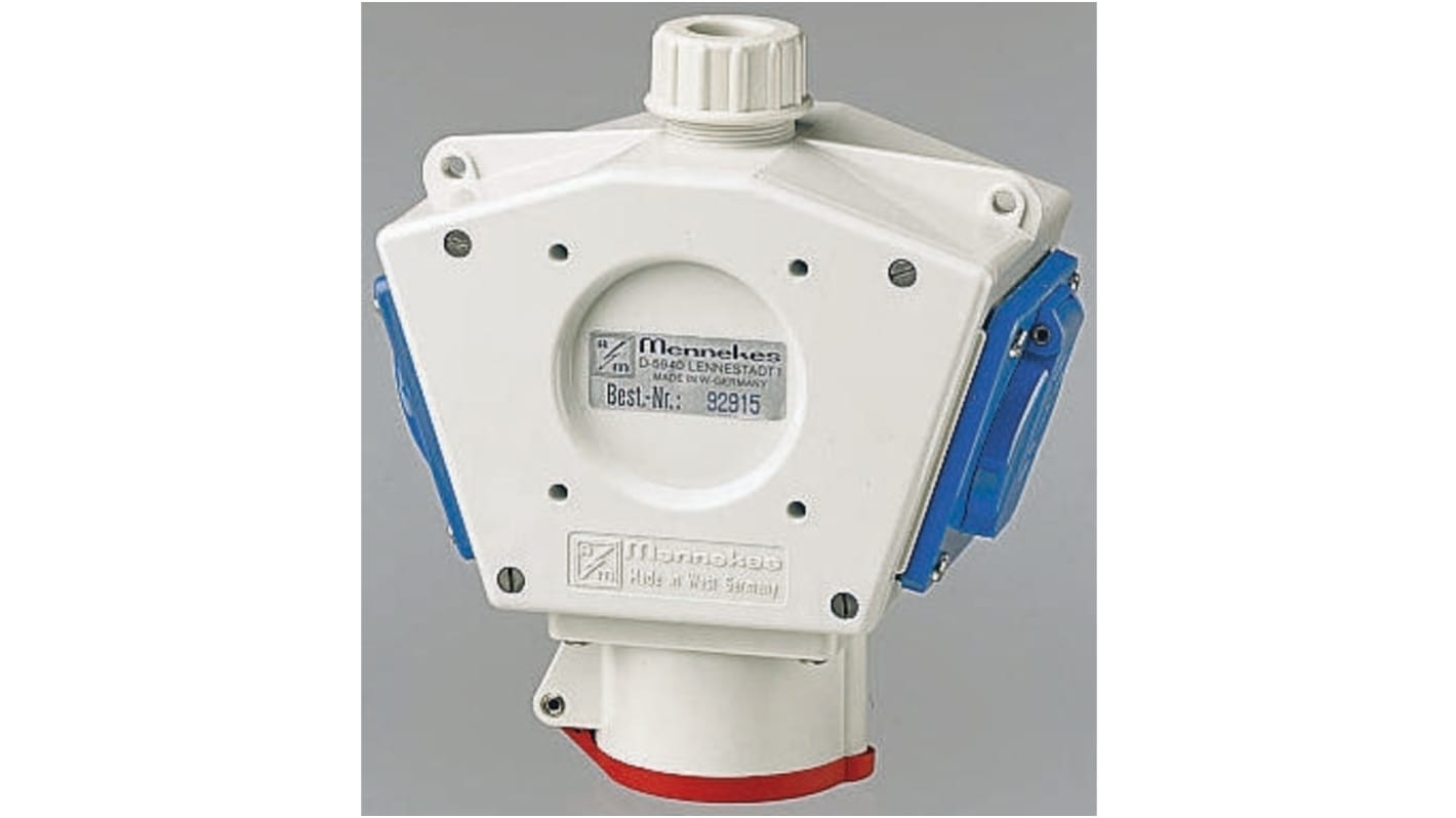 Conector de potencia industrial, 400 V, 16A