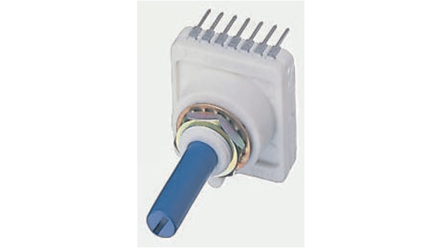 Interruptor giratorio, 12 vías, 60V ac