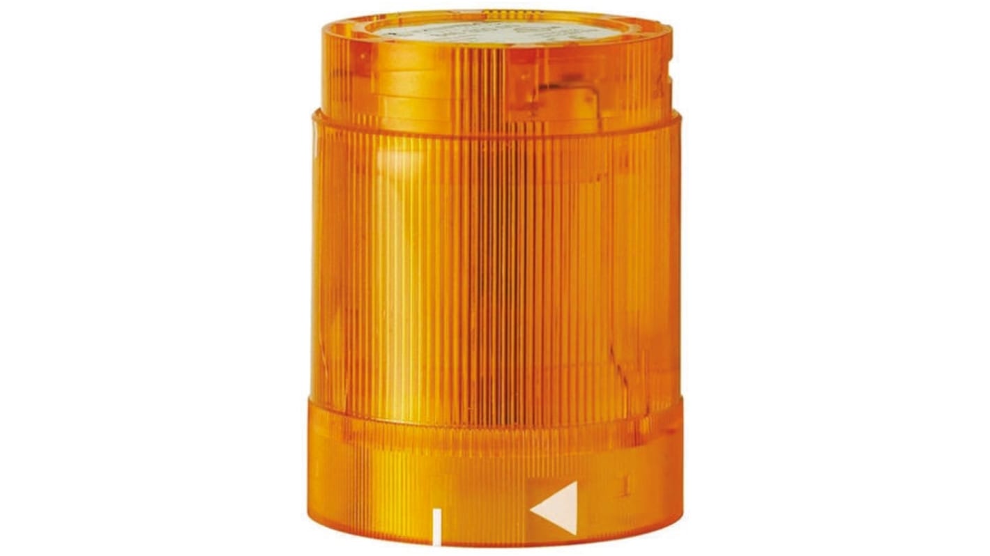 Werma 848 Series Yellow Flashing Effect Beacon Unit, 230 V ac, LED Bulb, AC, IP54