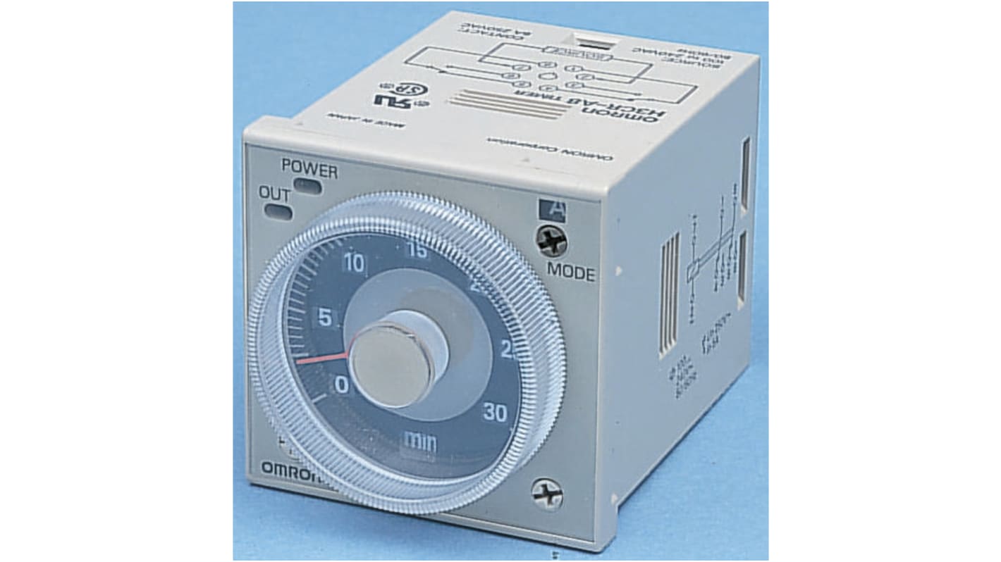 オムロン タイマーリレー, 100 → 125 V dc, 100 → 240V ac オムロン タイマーリレー, 100 → 125 V dc, 100 → 240V ac