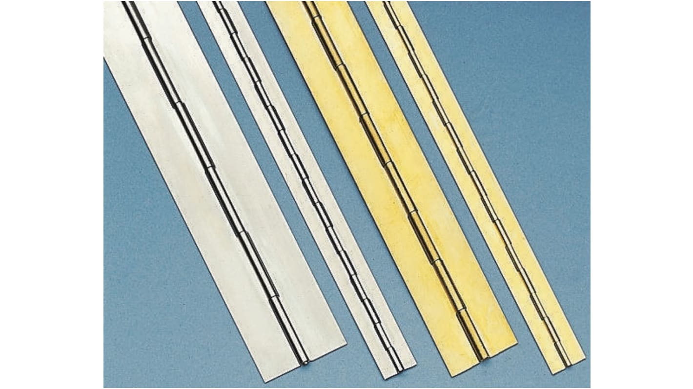 Cerniera piana Cerniera piana Pinet, in Acciaio, 1020mm x 40mm x 1.2mm, Oscillazione libera