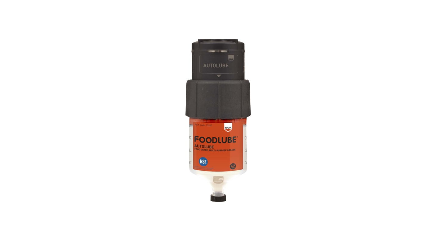 Rocol Foodlube® Autolube Complete Polyalphaolefin Lubricant 120 ml Lubricator,Food Safe