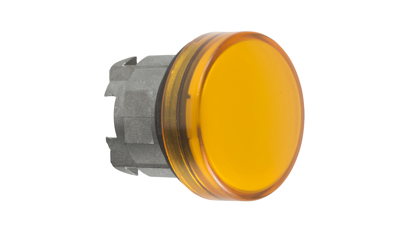 Schneider Electric Orange Pilot Light Head, 22mm Cutout Harmony XB4 Series