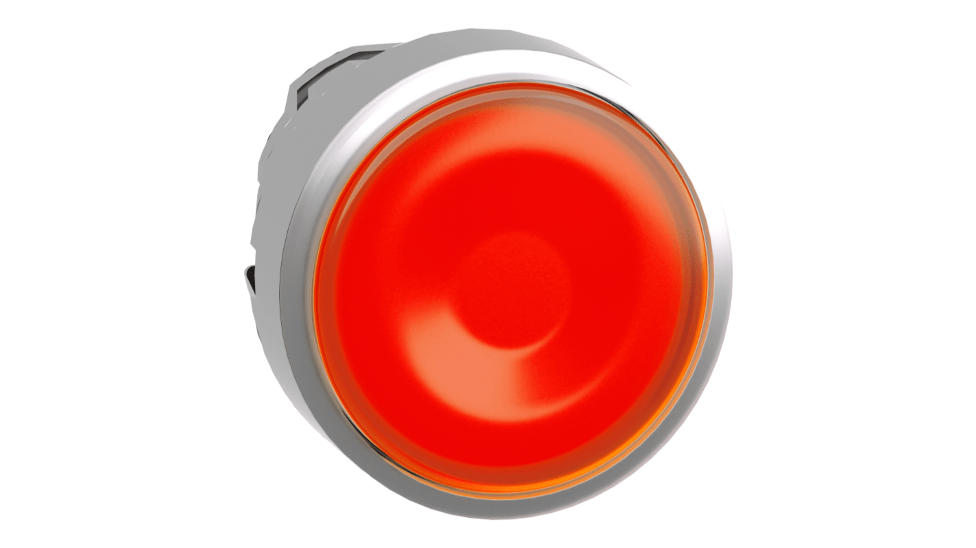 Schneider Electric Harmony XB4 Series Orange Illuminated Spring Return Push Button Head, 22mm Cutout, IP66, IP67, IP69K