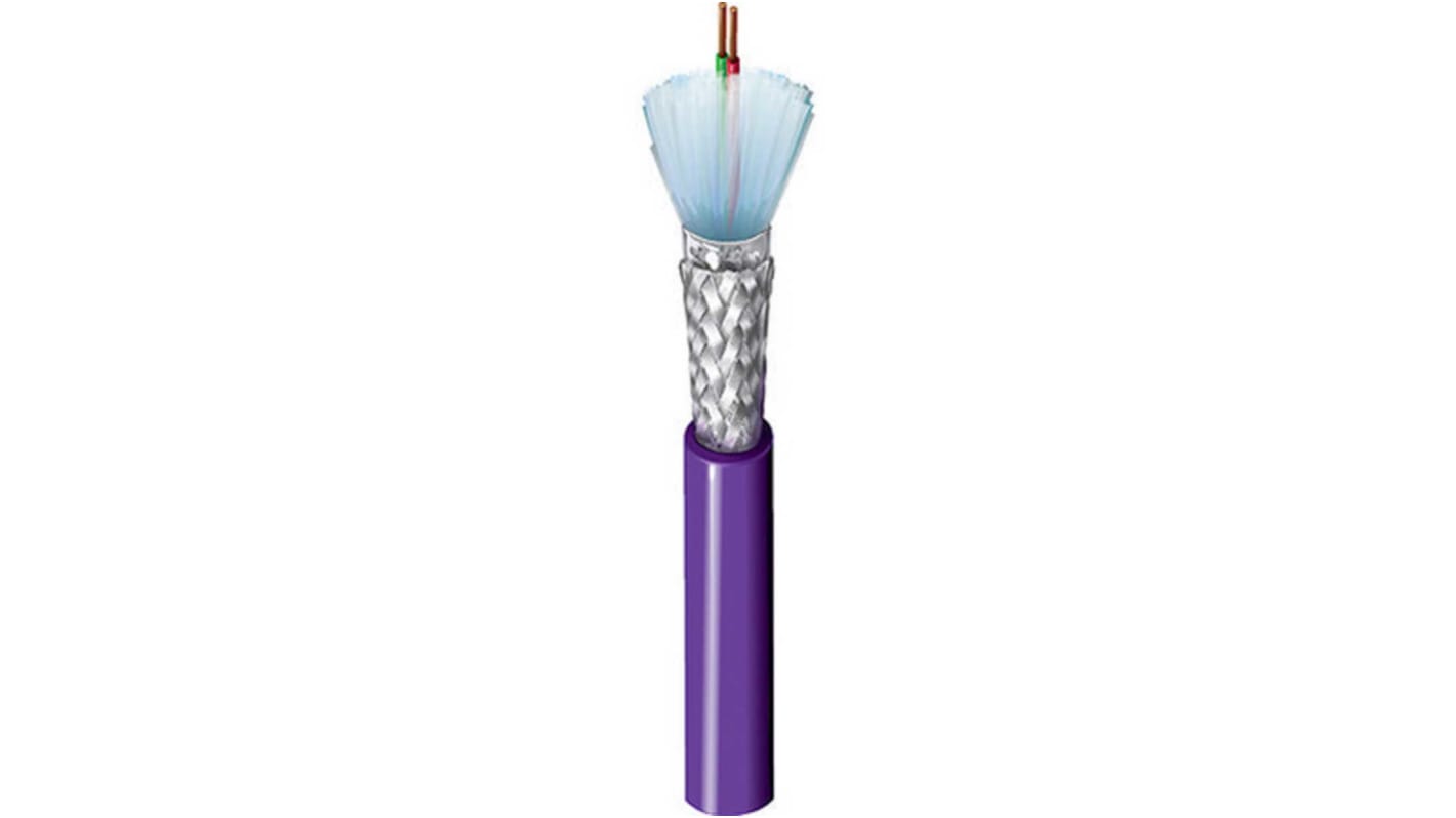 Belden 3079A Series, 1 Pairs, 2 Cores, 0.33 mm², Screened, 22 AWG, 305m, Screened Shield, PROFIBUS Cable