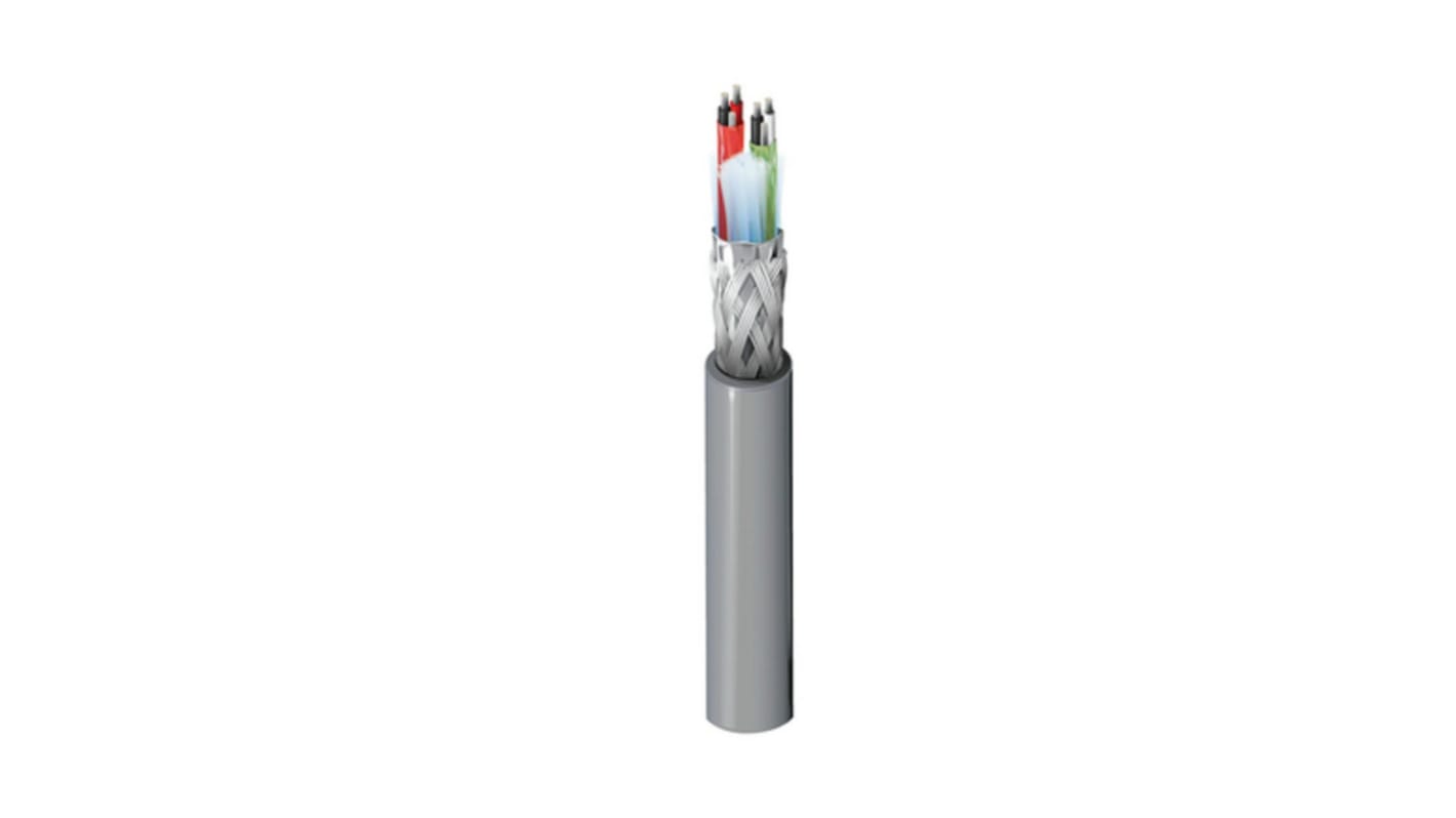 Belden 8162 Series Data Cable, 2 Pairs, 4 Cores, 0.23 mm², Screened, 24 AWG, 152m, Screened Shield, Audio Cable
