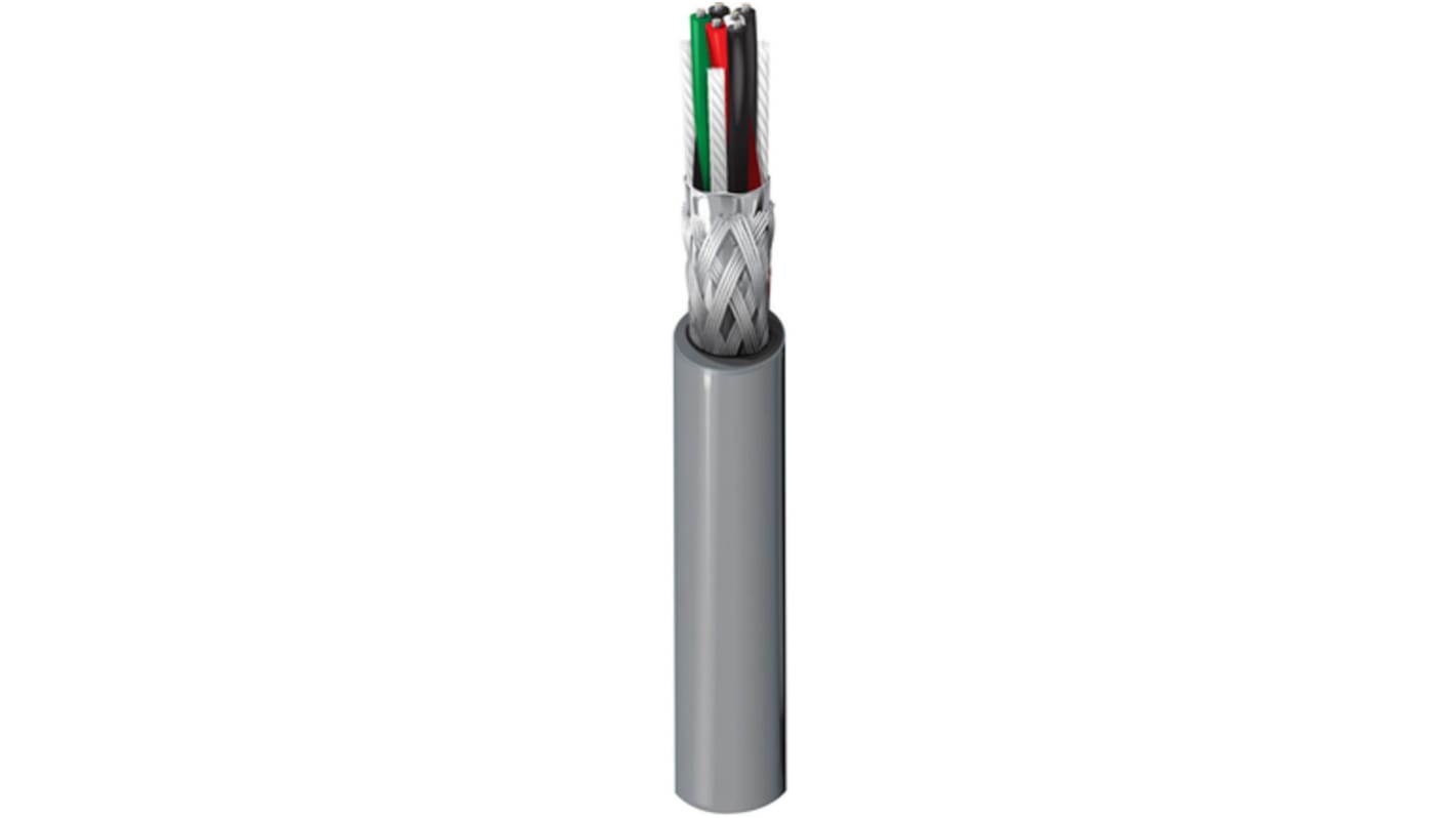 Belden 8133 Series Data Cable, 3 Pairs, 6 Cores, 0.07 mm², Screened, 28 AWG, 152m, Screened Shield, Multipaired Cable