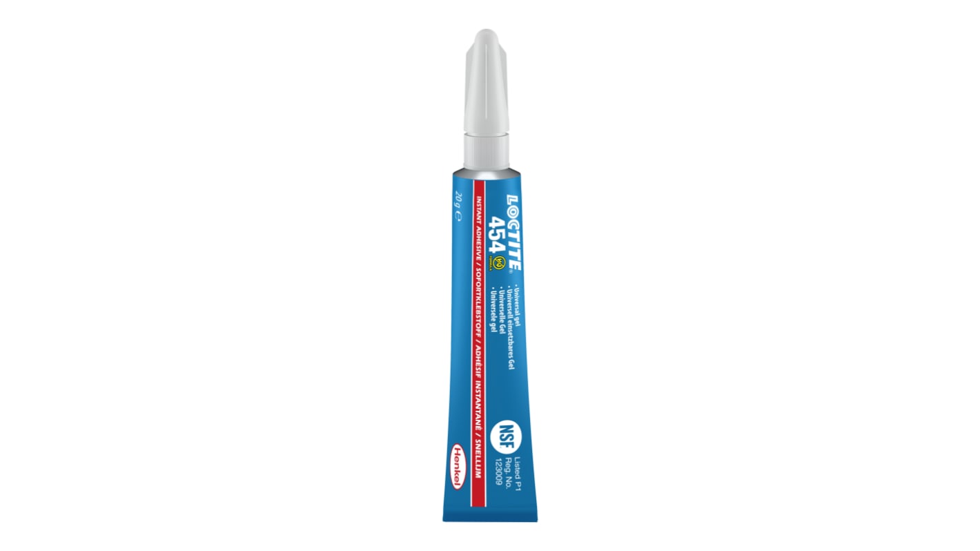 Loctite Loctite 454, col. Trasparente, Bottiglia da 20 g