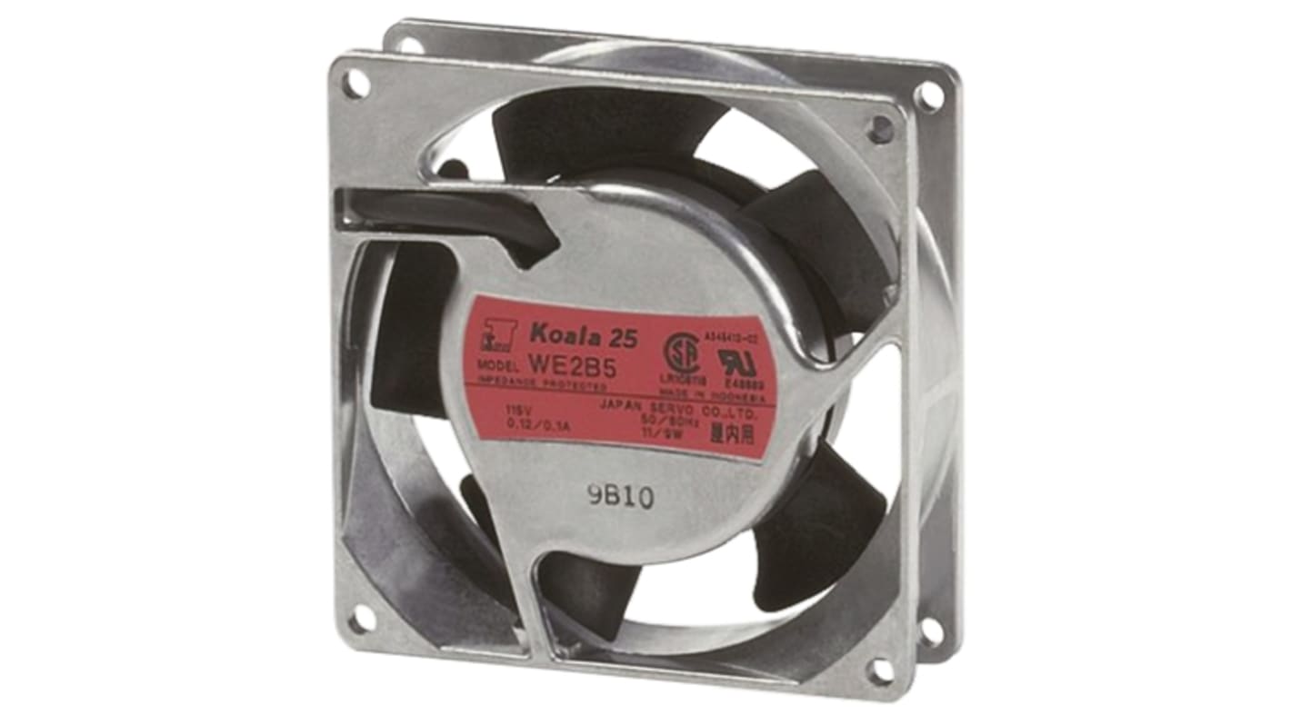 NIDEC ADVANCED MOTOR 軸流ファン 電源電圧：100 V ac, AC, 92 x