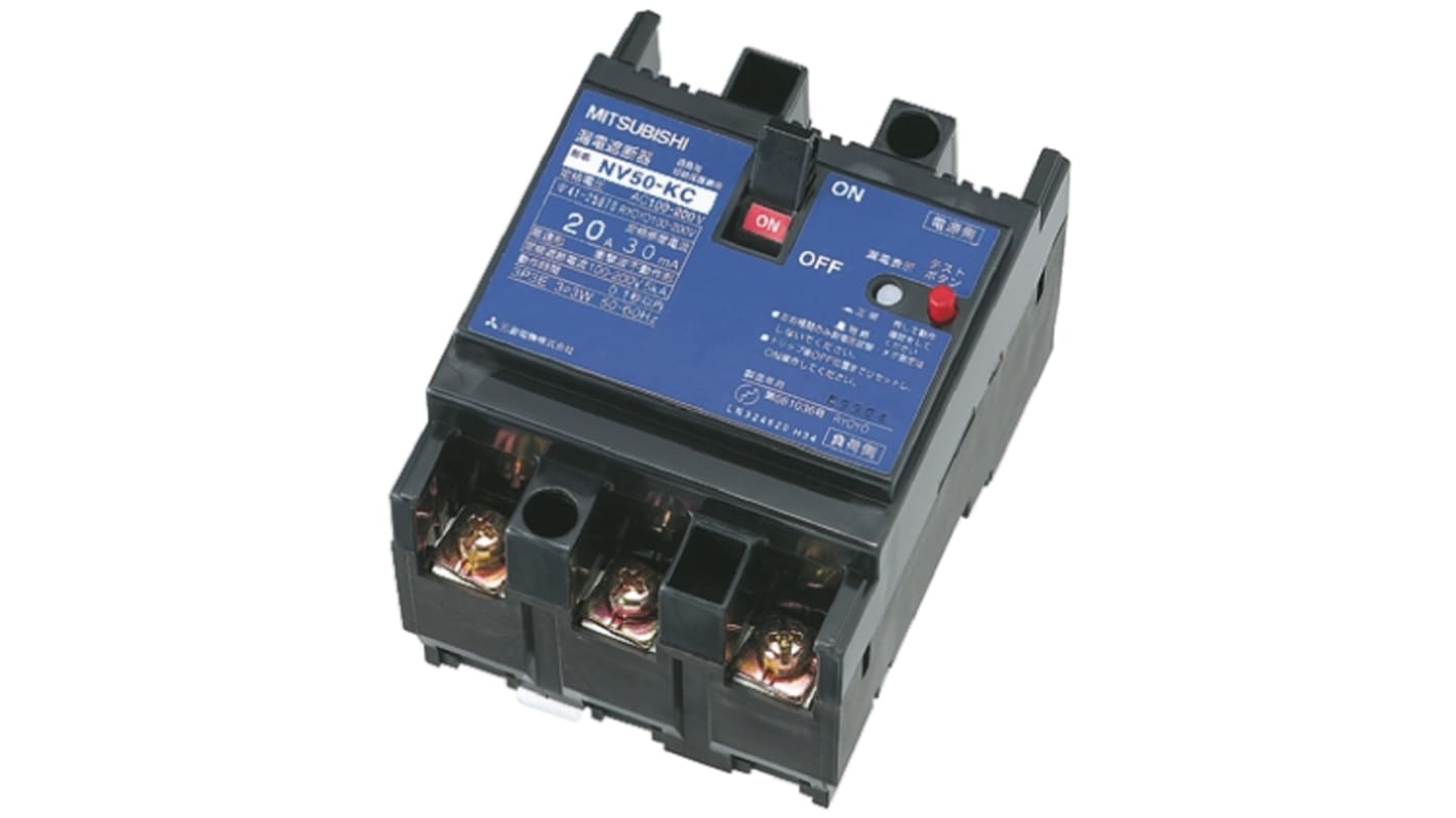 NV30-KC 3P 20A 100-200V 30MA W | 三菱電機, 配線用遮断器 NV30-KC 3P 20A 100-200V 30MA W | 三菱電機, 配線用遮断器