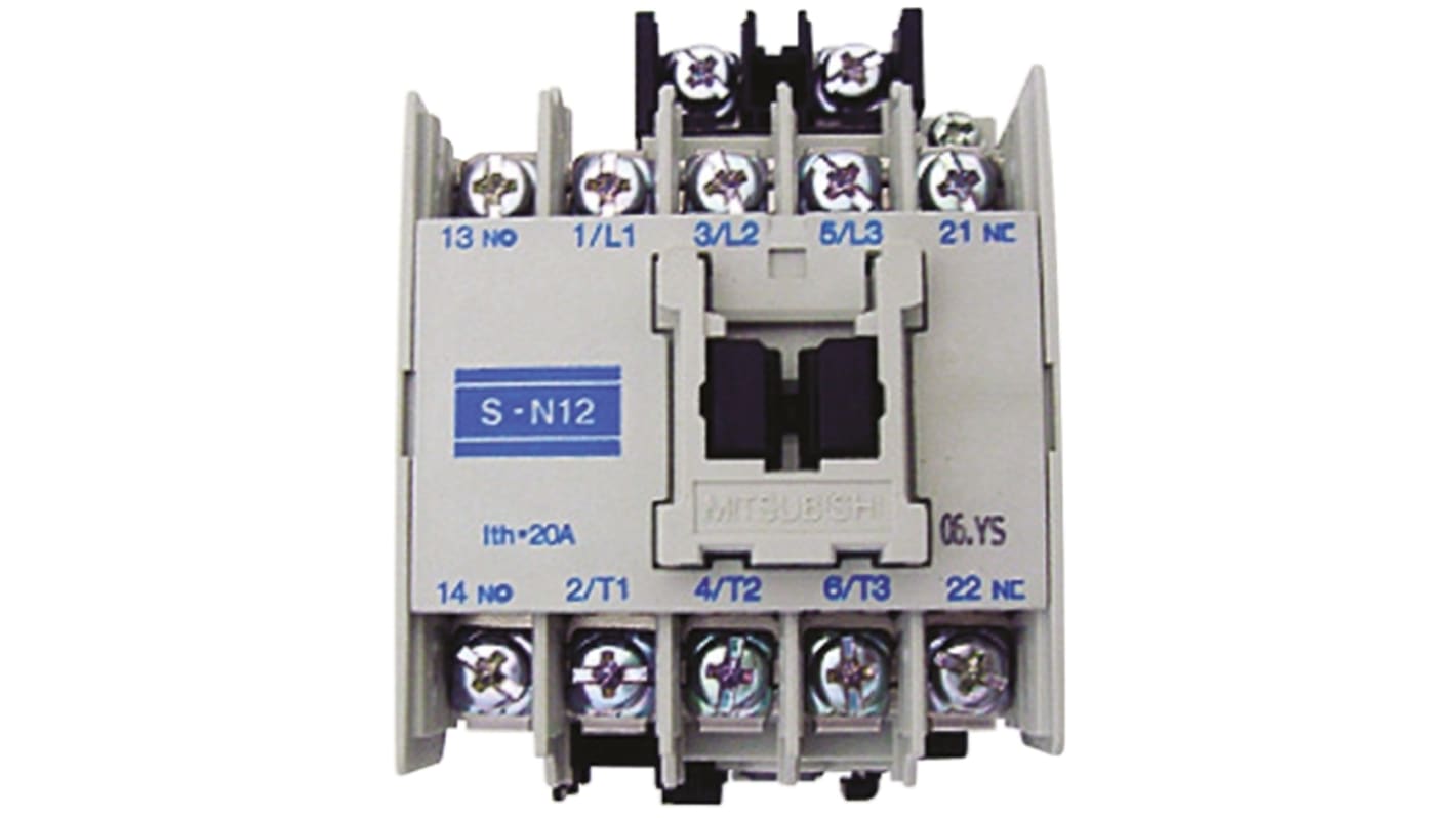 三菱電機 電磁接触器 220 V ac, S-N12 AC200V | RS 三菱電機 電磁接触器 220 V ac, S-N12 AC200V | RS