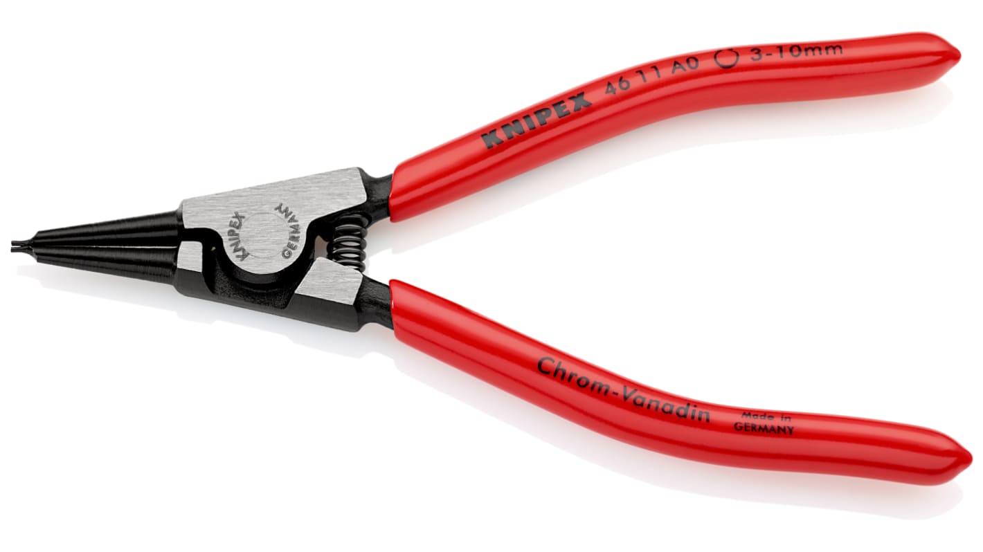 Knipex Seegerfogók 140 mm, Króm-vanádium acél Nem