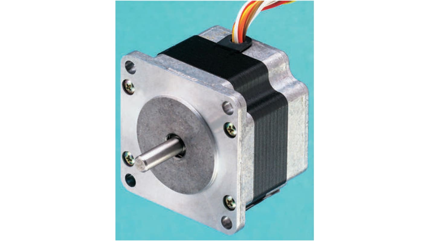 McLennan Servo Supplies Unipolar Hybrid, Permanent Magnet Stepper Motor 1.8°, 1.25Nm, 70 V dc, 3 A, 8 Wires