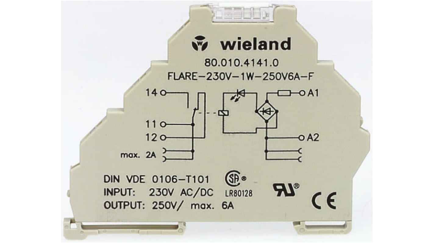 Relè a stato solido 80.020.4103.0, Guida DIN, 0.5 A, 53 V, SPST flare