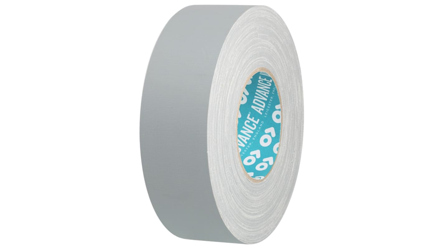 Cinta adhesiva de tela, Advance Tapes AT160 de color Gris, 50mm x 50m, grosor 0.33mm