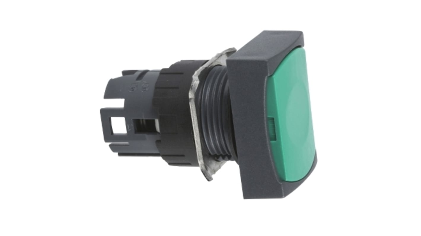 Schneider Electric 押しボタンヘッド, 緑, スプリングリターン, Harmony XB6シリーズ