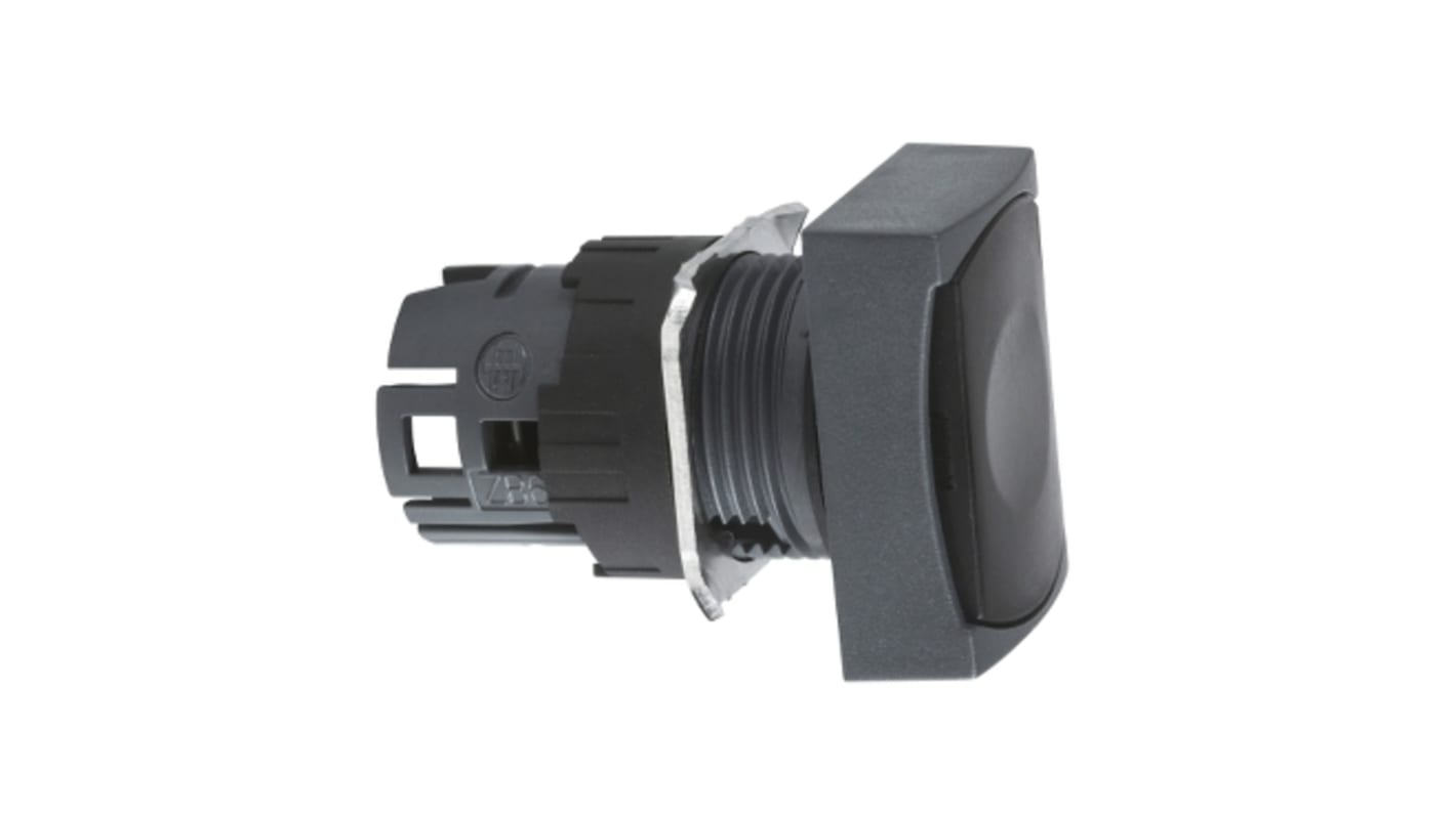 Schneider Electric Harmony XB6 Series Black Spring Return Push Button Head, 16mm Cutout, IP65