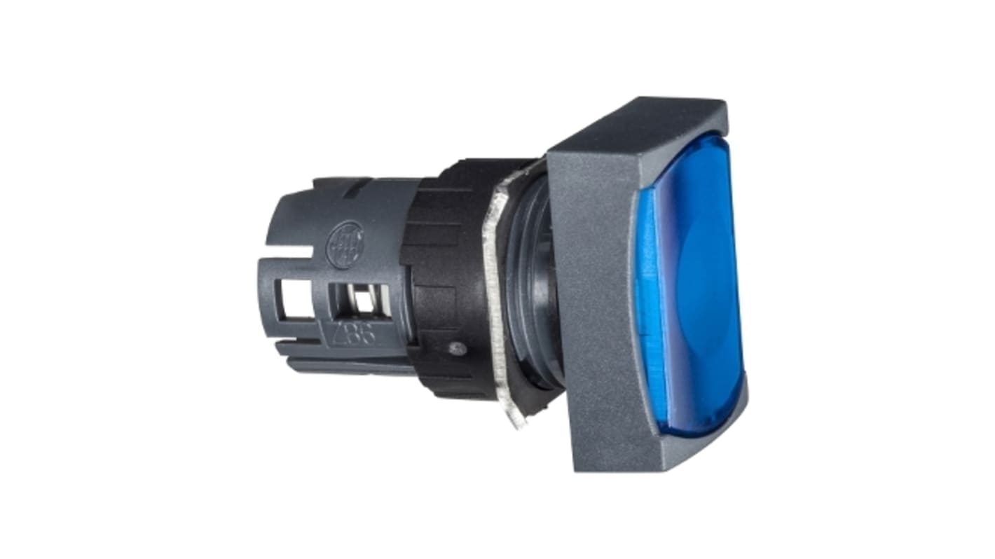 Schneider Electric Harmony XB6 Series Blue Illuminated Spring Return Push Button Head, 16mm Cutout, IP65