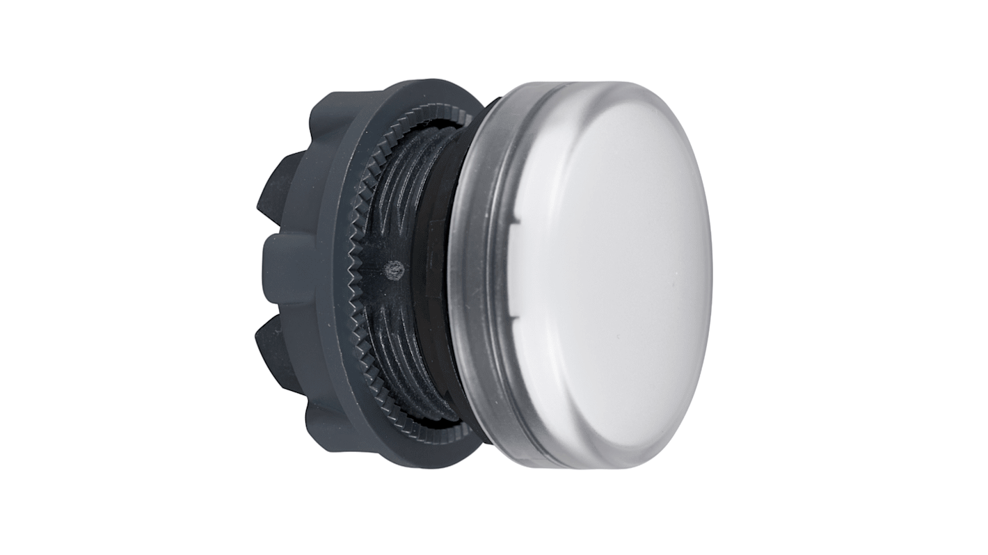 Schneider Electric White Pilot Light Head, 22mm Cutout Harmony XB5 Series
