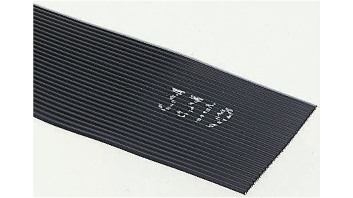 3M 1.27mm间距40路扁平黑色排线, 28 AWG, 3319系列, 30m长