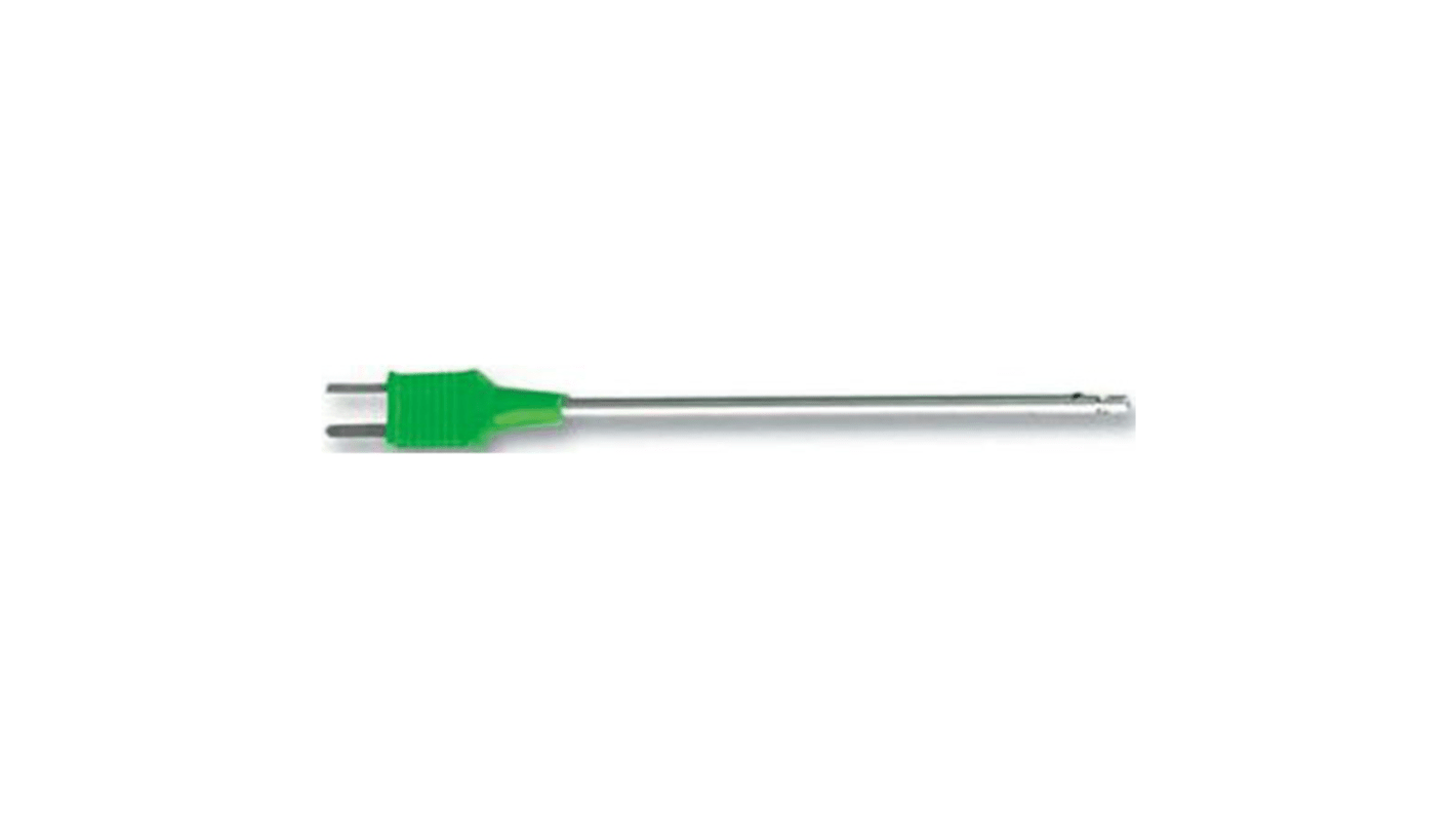 RS PRO K Air Temperature Probe, 110mm Length, 4mm Diameter, +750 °C Max, With SYS Calibration