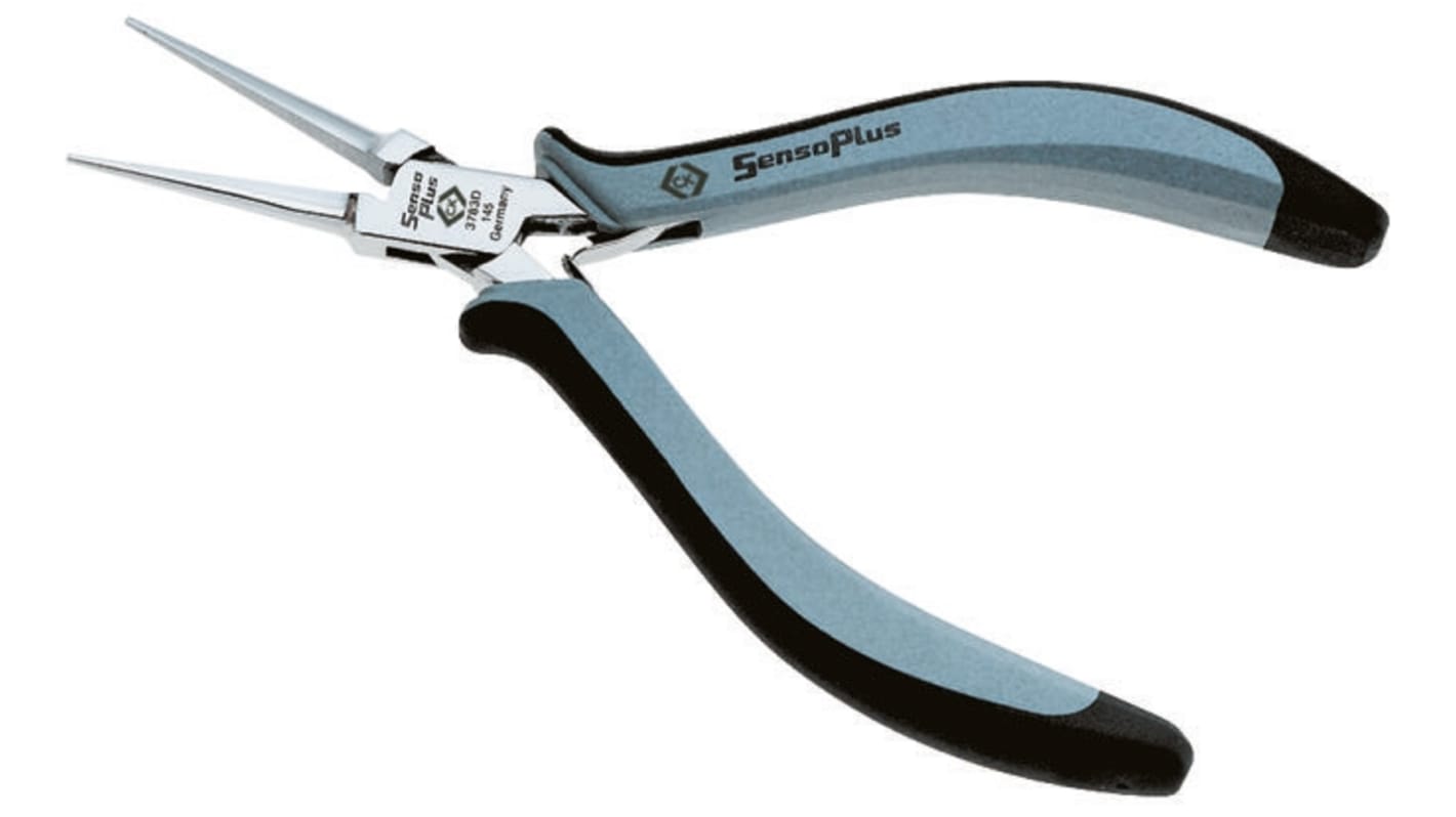 CK Long Nose Pliers, 145 mm Overall, Straight Tip, 20mm Jaw, ESD