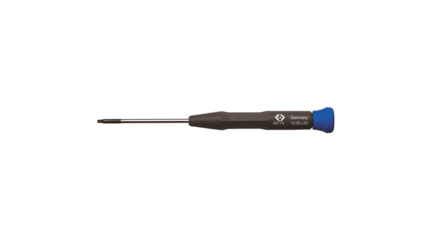 CK Torx Precision Screwdriver, T6 Tip, 50 mm Blade