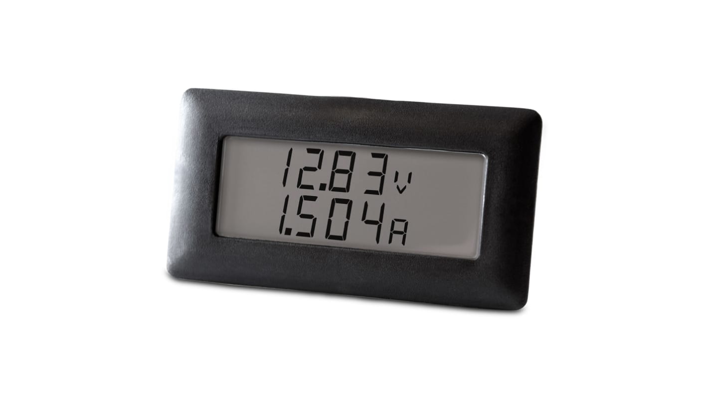 Lascar Digitales Spannungsmessgerät DC LCD-Anzeige 3,5-stellig / ±1 %, 62mm, 32mm, 8.5mm, 3,5 → 7 V dc