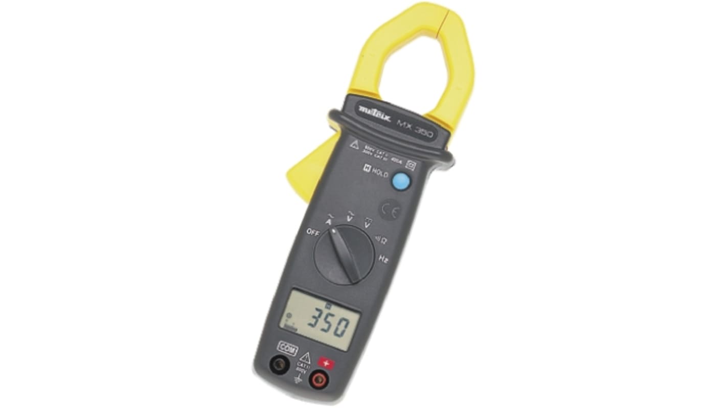 Pinza amperometrica c.a. Metrix MX0350-Z, Max 400A ca, Max 600V cc, Cert. LAT