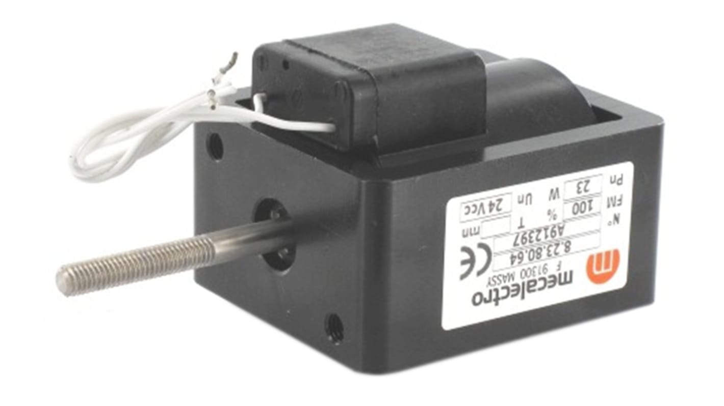 Solenoide lineare Push-Pull Mecalectro, 230 V c.a., corsa max. 15mm, tenuta 2 → 4N