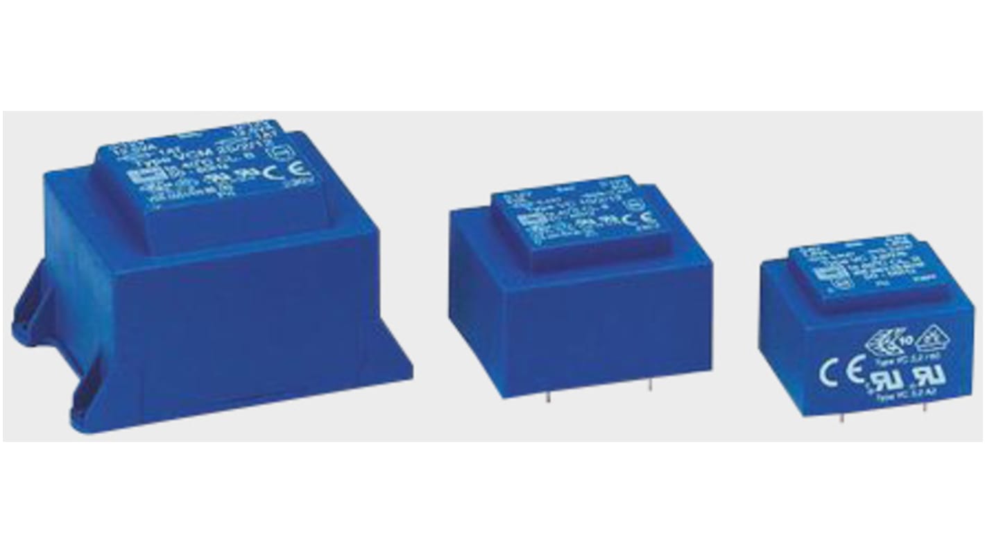 Block 18V ac 2 Output Through Hole PCB Transformer, 5VA