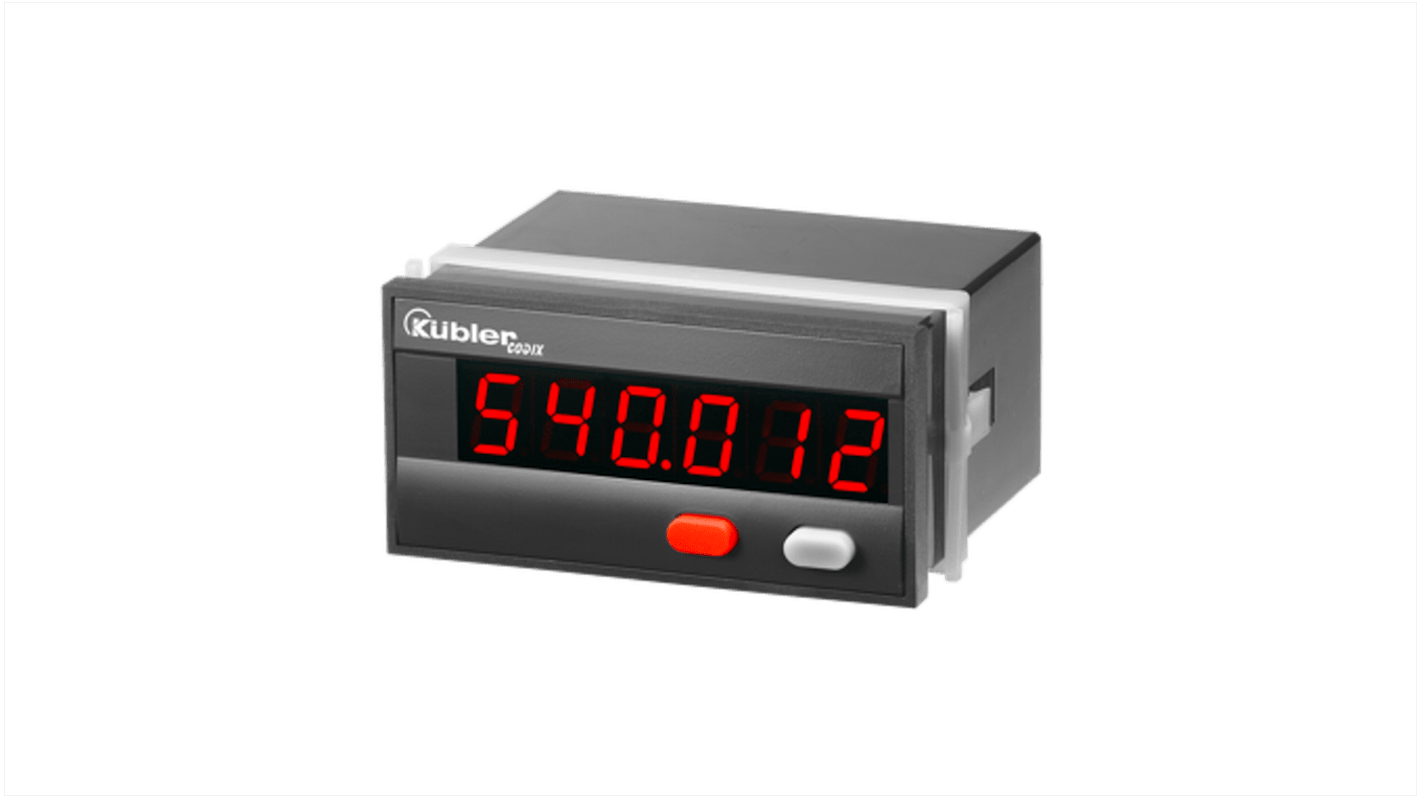 Rs-Online Contatore Kübler Impulsi 60kHz display LED 6 cifre 90 → 260 V c.a