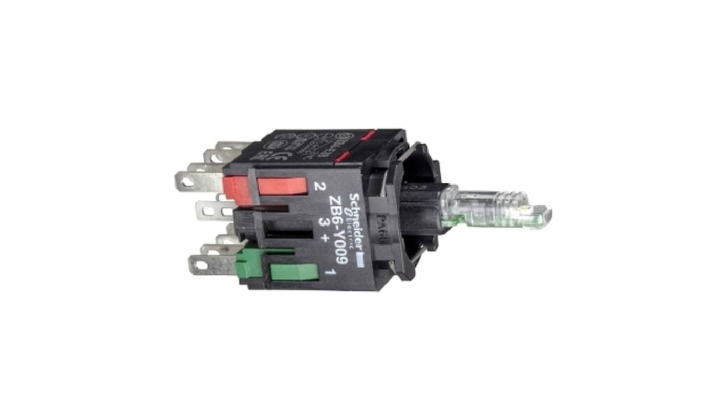 シュナイダーエレクトリック コンタクト＆ライトブロック 1NO + 1NC 12 → 24V ZB6ZB35B