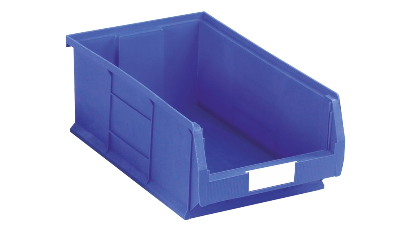 RS PRO PP Storage Bin, 200mm x 315mm, Blue