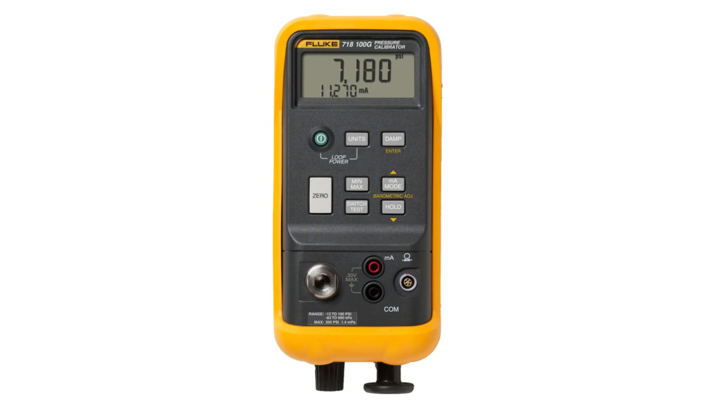 Fluke 718 -850mbar to 6.895bar Pressure Calibrator