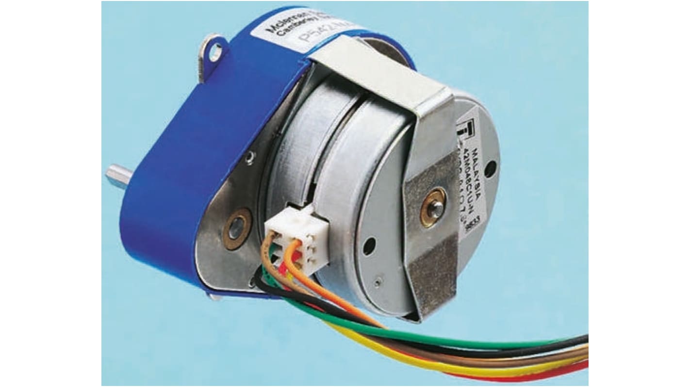 McLennan Servo Supplies Permanent Magnet Stepper Motor, 1.0Nm Torque, 5 V, 7.5°, 4mm Shaft