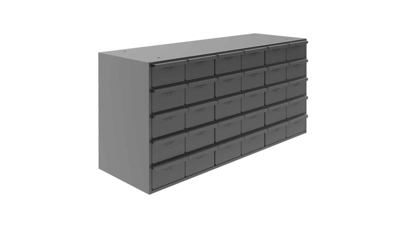 Cassettiera portaminuterie Durham, 30 cassetti , 365mm x 857mm x 295mm