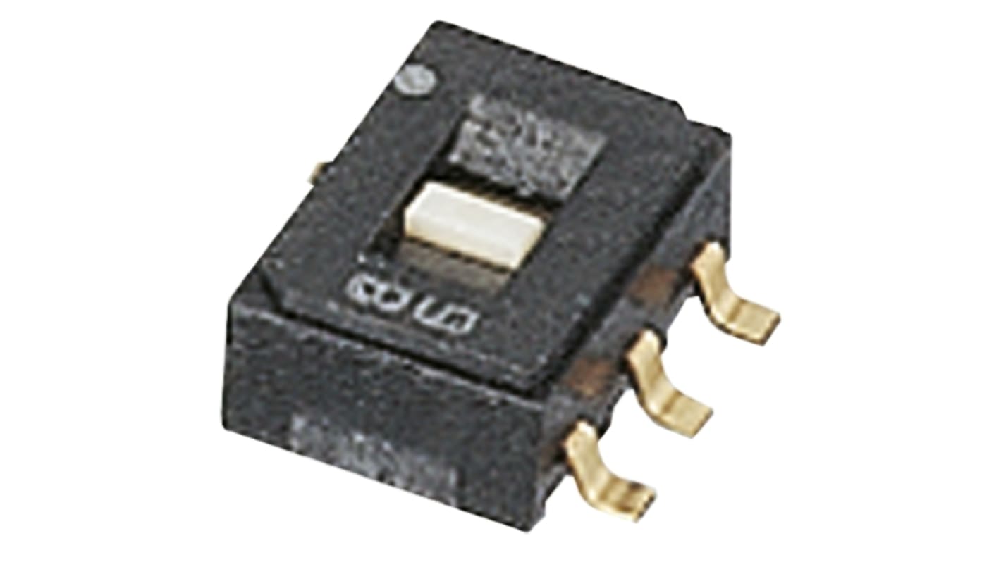 Nidec Components PCB DIP Switch DPDT 100 mA @ 6 V dc Slide