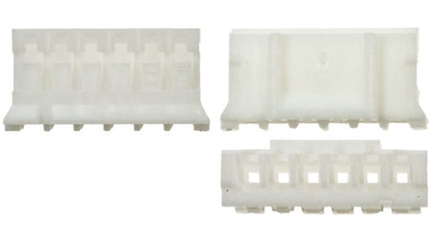 JST, PH Female PCB Housing, 2mm Pitch, 6 Way, 1 Row