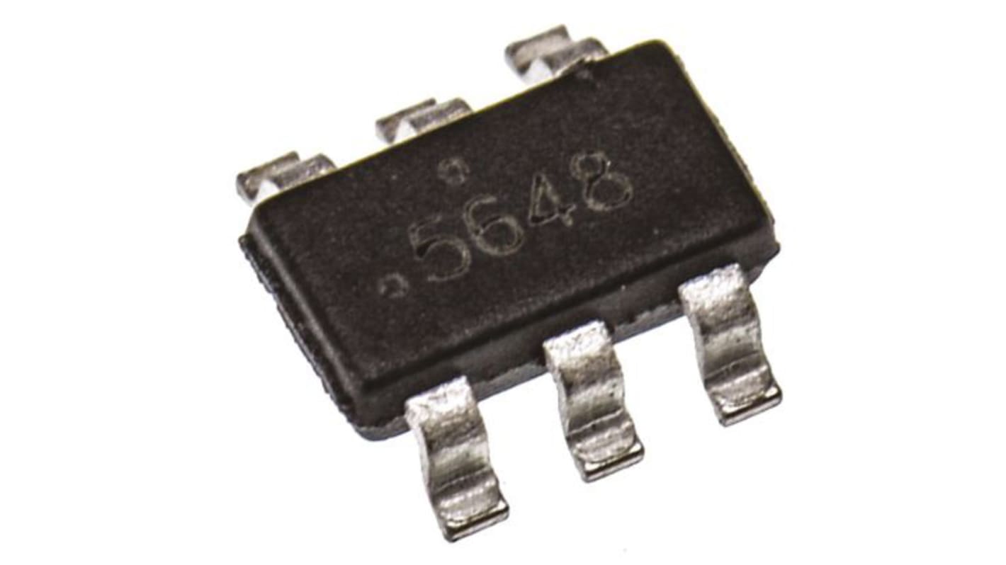 Dual N-Channel MOSFET, 680 mA, 25 V, 6-Pin SOT-23 onsemi FDC6303N