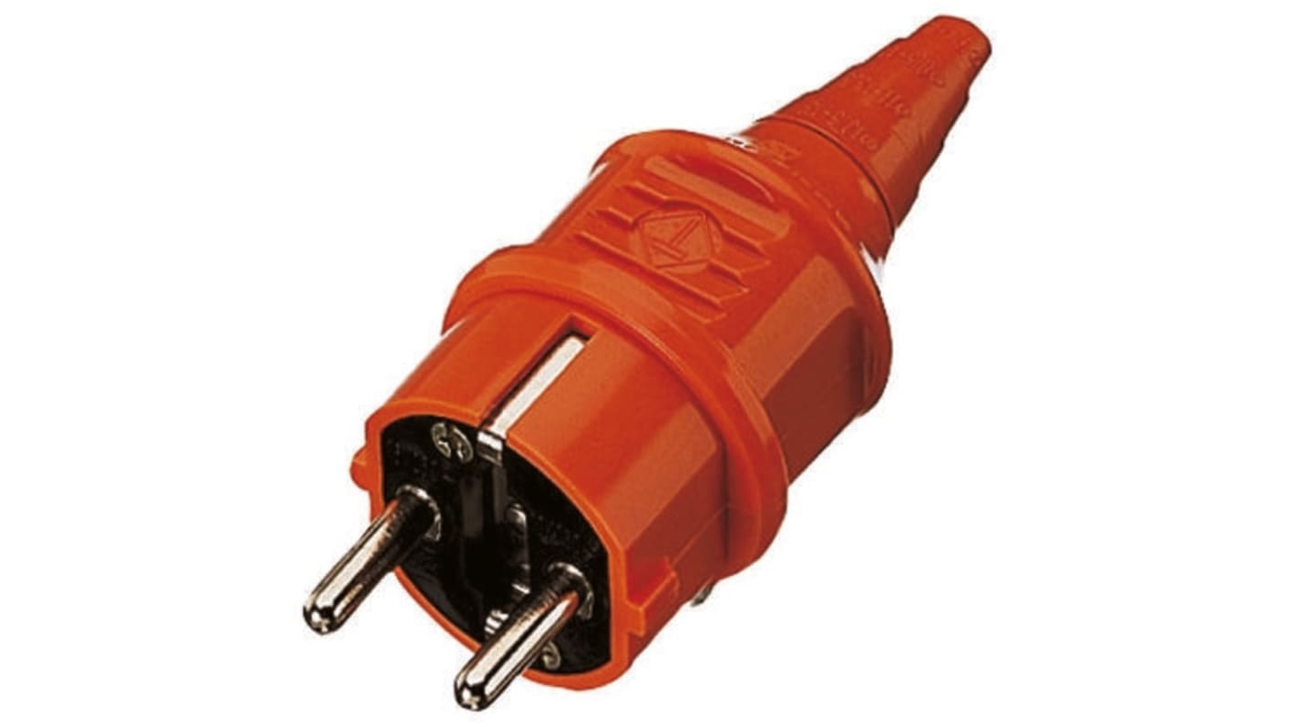 MENNEKES German Mains Plug, 16A, Cable Mount, 230 V