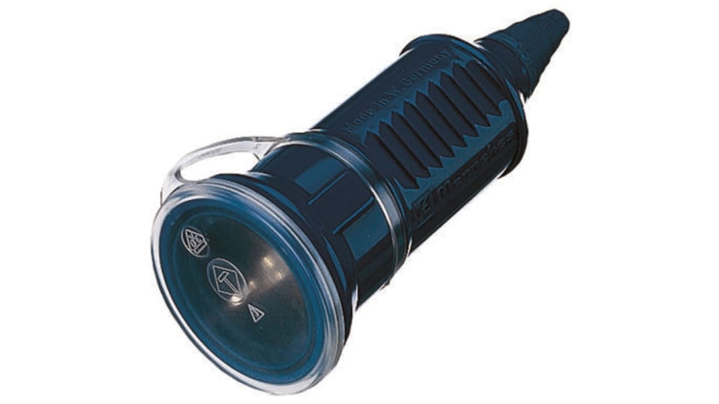 MENNEKES Europe Mains Connector, 16A Blue, Cable Mount Thermoplastic Screw, 230 V