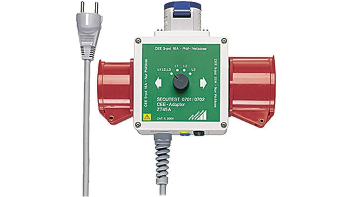 Adapter do testerów PAT, typ: Adapter, do użytku z: SECUTEST S II