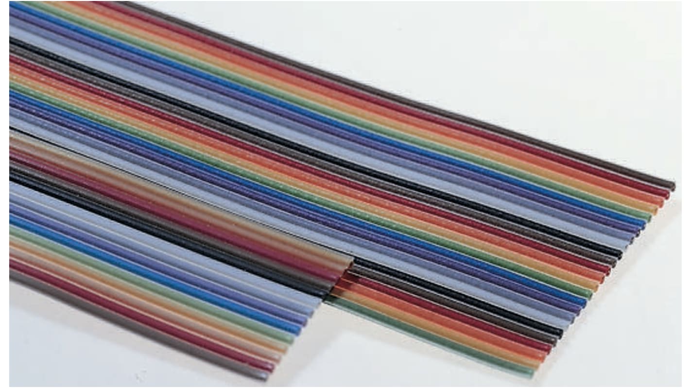 RS PRO Ribbon Cable, 36-Way, 1.27mm Pitch