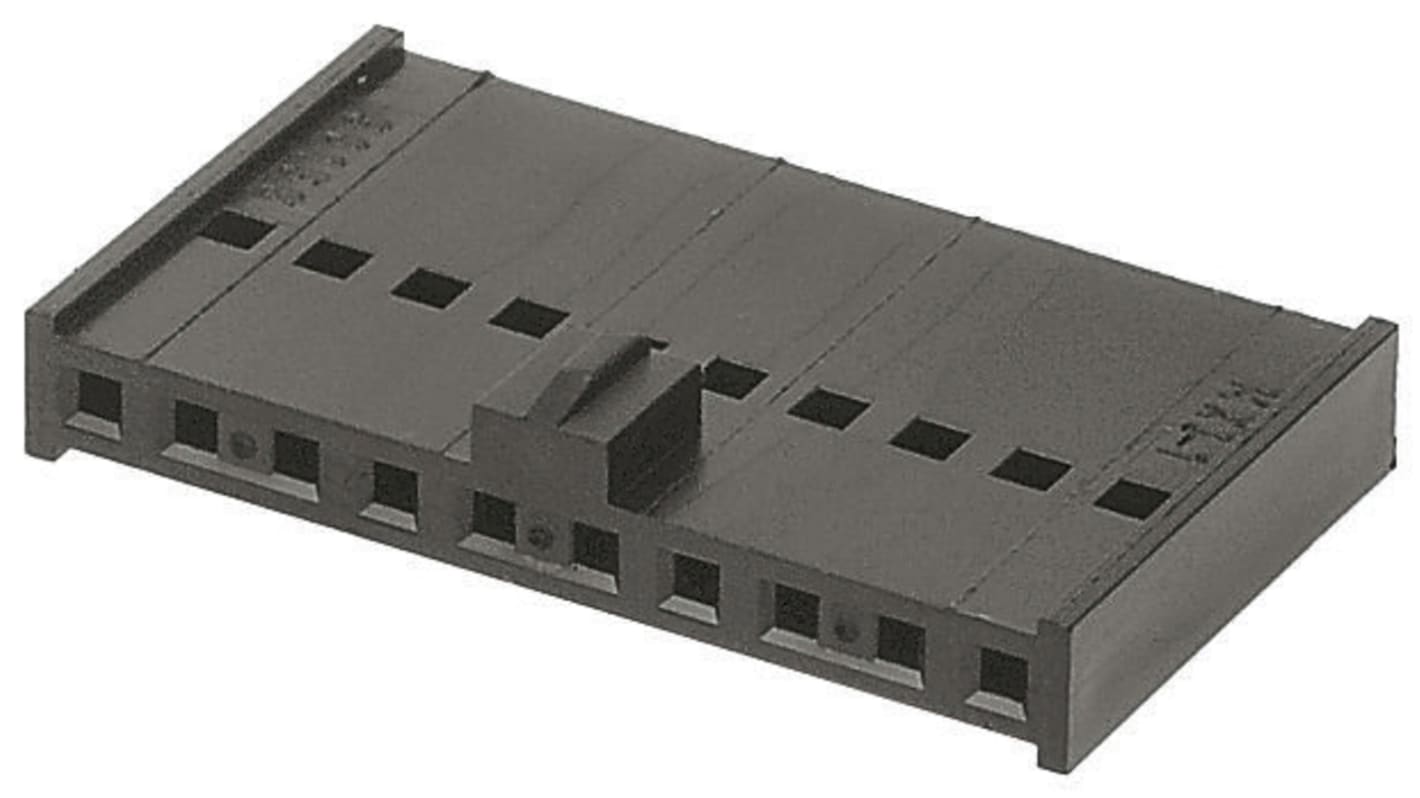 Boitier de connecteur Femelle, 18 contacts 1 rang , pas 2.54mm, Droit, Montage sur câble, série C-Grid III