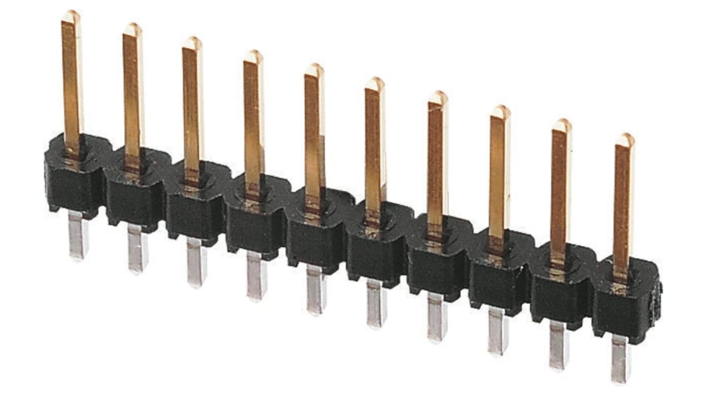 Molex C-Grid III Series Straight Through Hole Pin Header, 22 Contact(s), 2.54mm Pitch, 1 Row(s), Unshrouded